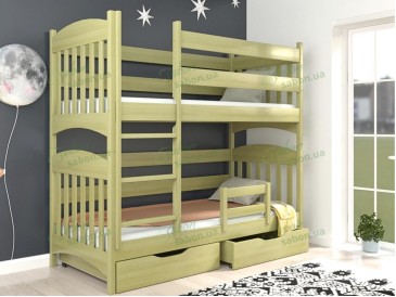 Дерев'яне двоярусне ліжко-трансформер Меліса-вільха