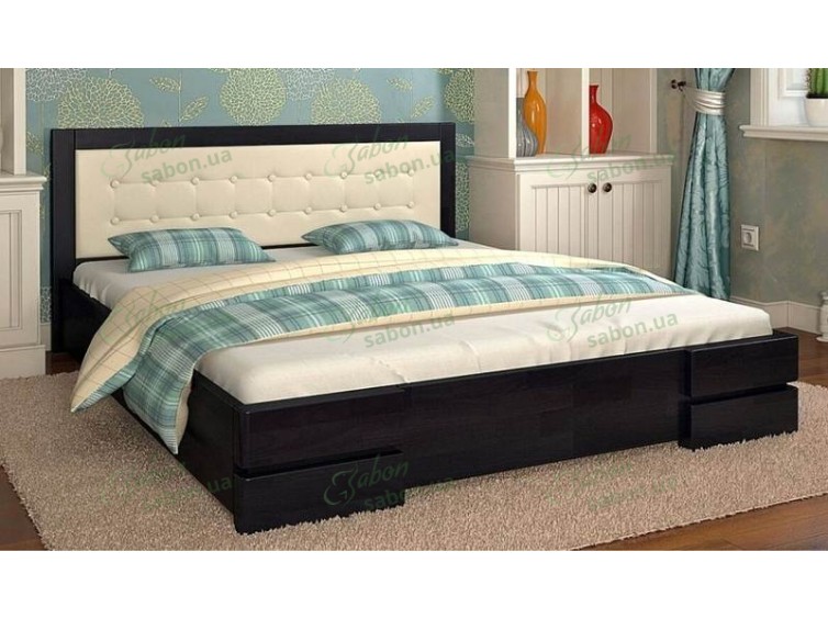 Дерев'яне ліжко Регіна ХМФ 6 