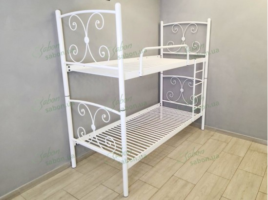 Металеве двоярусне ліжко Жасмін 2