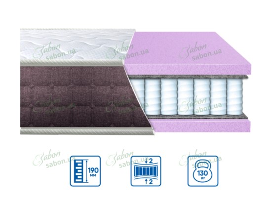 Ортопедичний матрац Spring foam ТРИКОТАЖ 2
